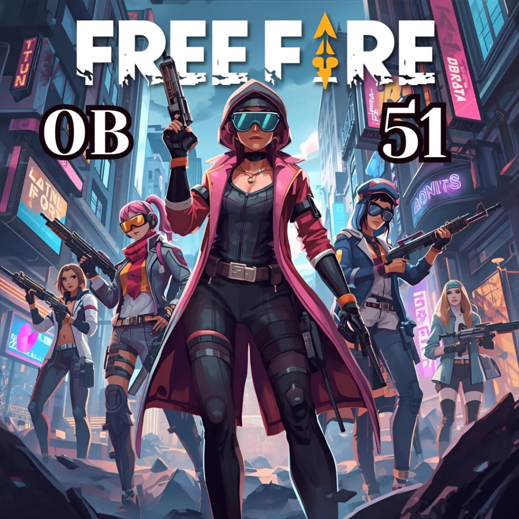 Última Free Fire OB51 Atualização – Novo Personagem, Novas Armas e Novas Ferramentas 1 Letras Bonitass