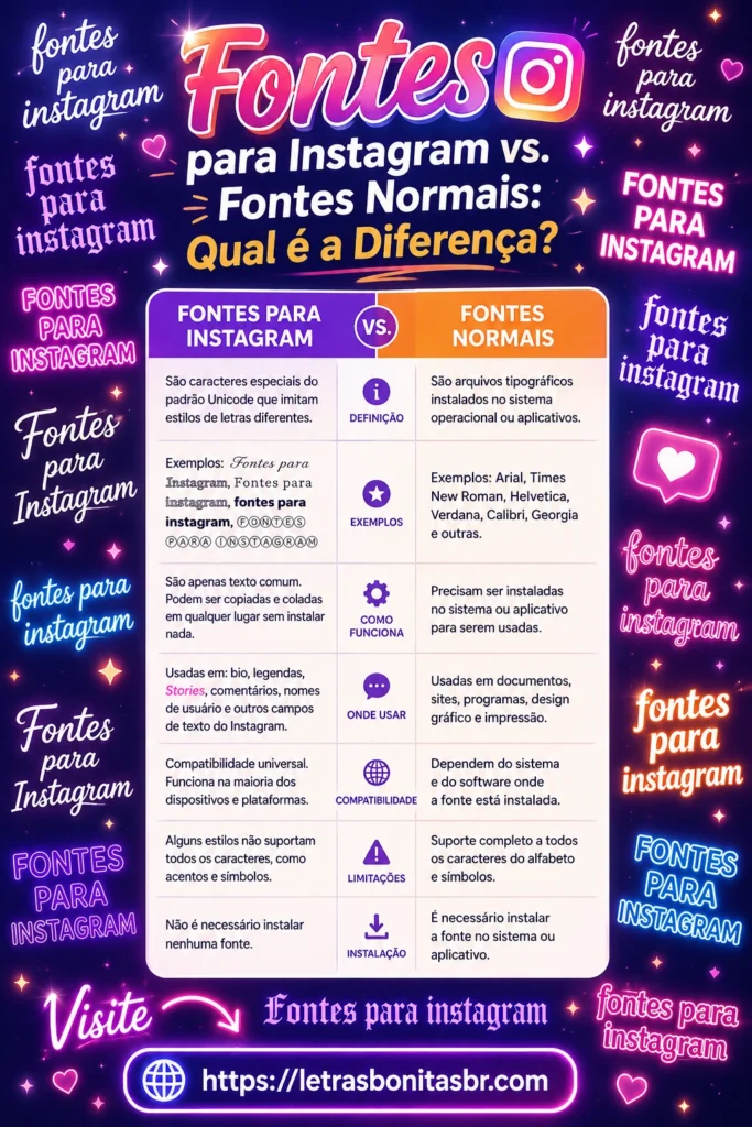 Fontes para Instagram: ℒℯ𝓉𝓇𝒶𝓈 ℬℴ𝓃𝒾𝓉𝒶𝓈 para Bio e Perfil em 2026 12 fontes para instagram para copiar